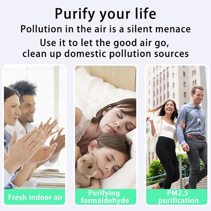 ✨ PureAir Pendant ✨ World’s 1st Wearable Oxygen Bubble 🌬️ | 10M Negative Ions/Sec → Breathe Clean ANYWHERE (Kids & Adults) | Zero Radiation, Silent & USB-Ready