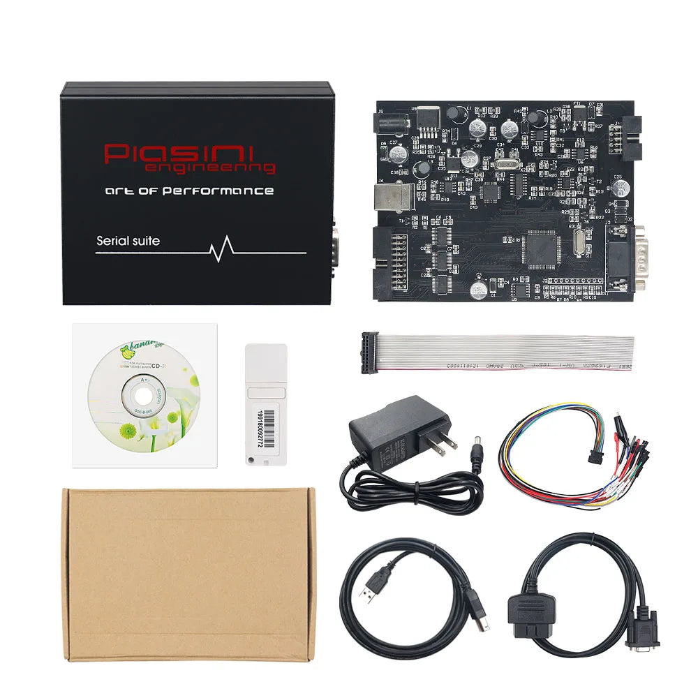 PIASINI V4.3 Master ECU Programmer | Real 9241A Chip | JTAG, BDM, K-Line, L-Line, RS232, CAN-BUS