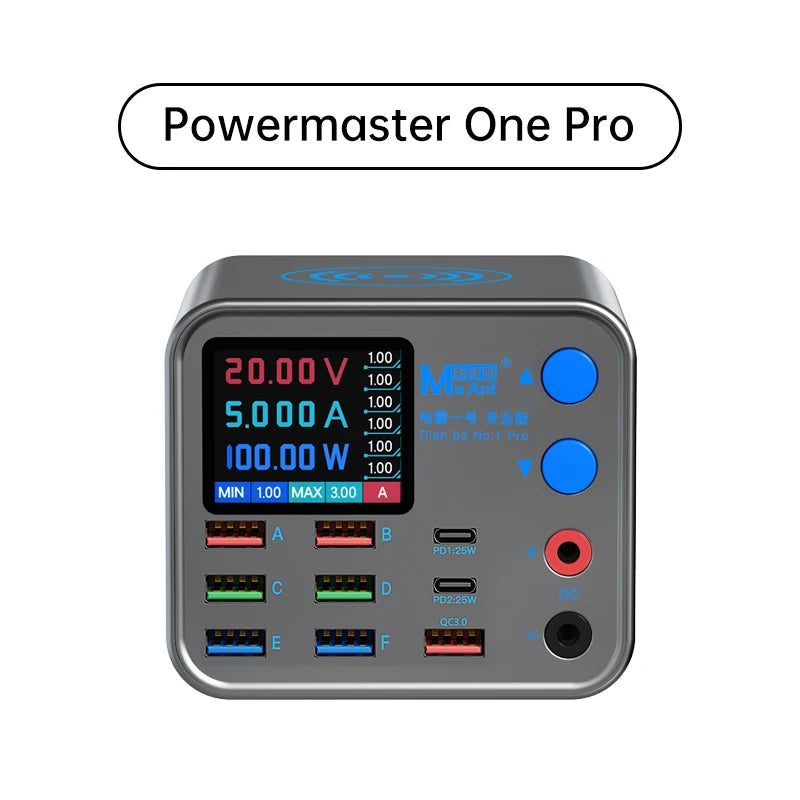 MaAnt DianBa No. 1 Pro Wireless Fast Charging Tool for Mobile Phone Laptop High Precision Current Data Line Detection Charger