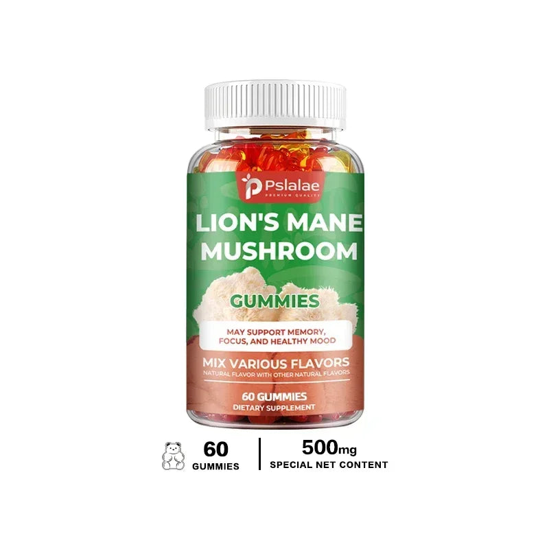 Lion’s Mane Mushroom Gummies – Brain Support, Focus & Mental Clarity