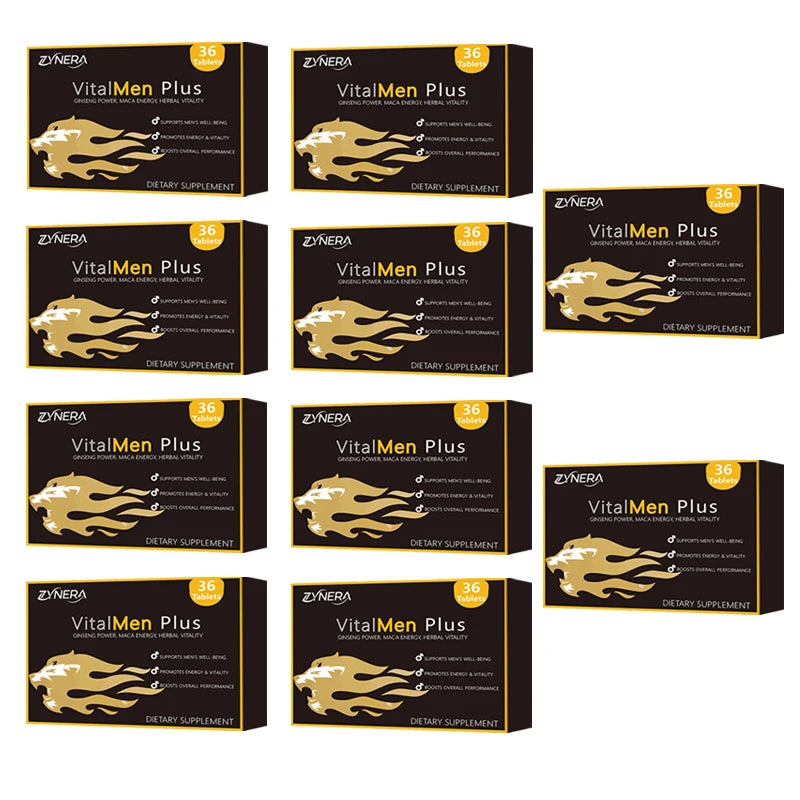 Blue Tablets – Shilajit, Ashwagandha, Black Maca & Saw Palmetto | Natural Male Vitality & Energy Enhancing Supplement