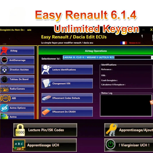 Easy Renault v6.1.4 (Renolink-Compatible) – Renault ECU Diagnostic Software License & Setup Support