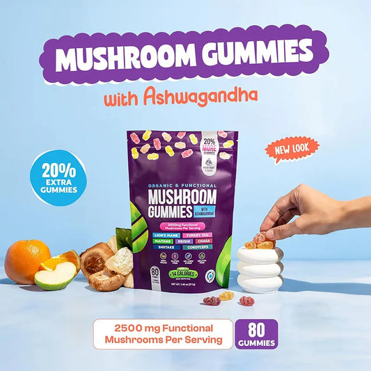 Mushroom Gummies – Boost Immunity, Support Digestion & Regulate Blood Pressure