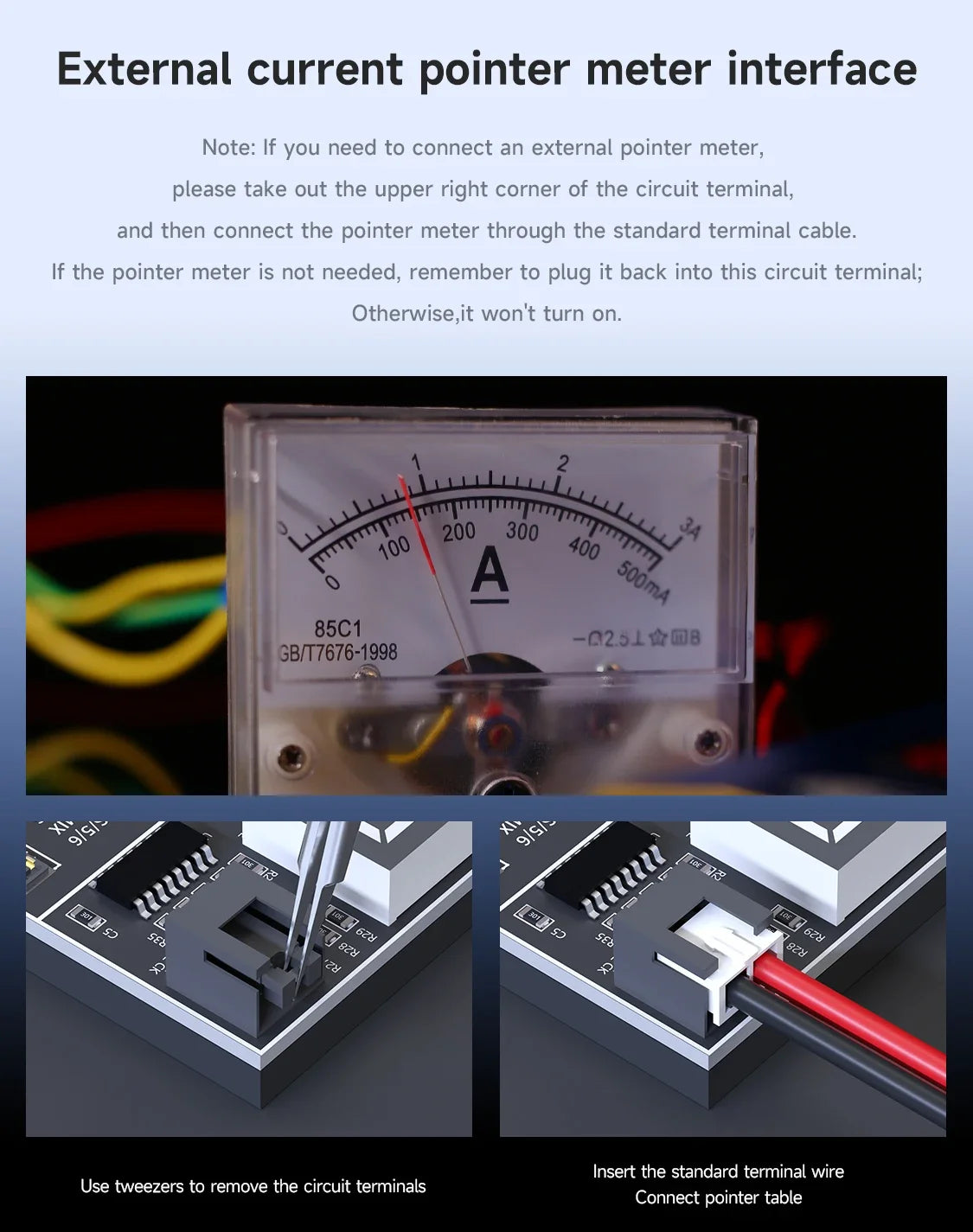 MECHANIC Pro 20 Battery Tester Activation Board with LED Display – Voltage & Current Check Tool for 400+ Android Phones