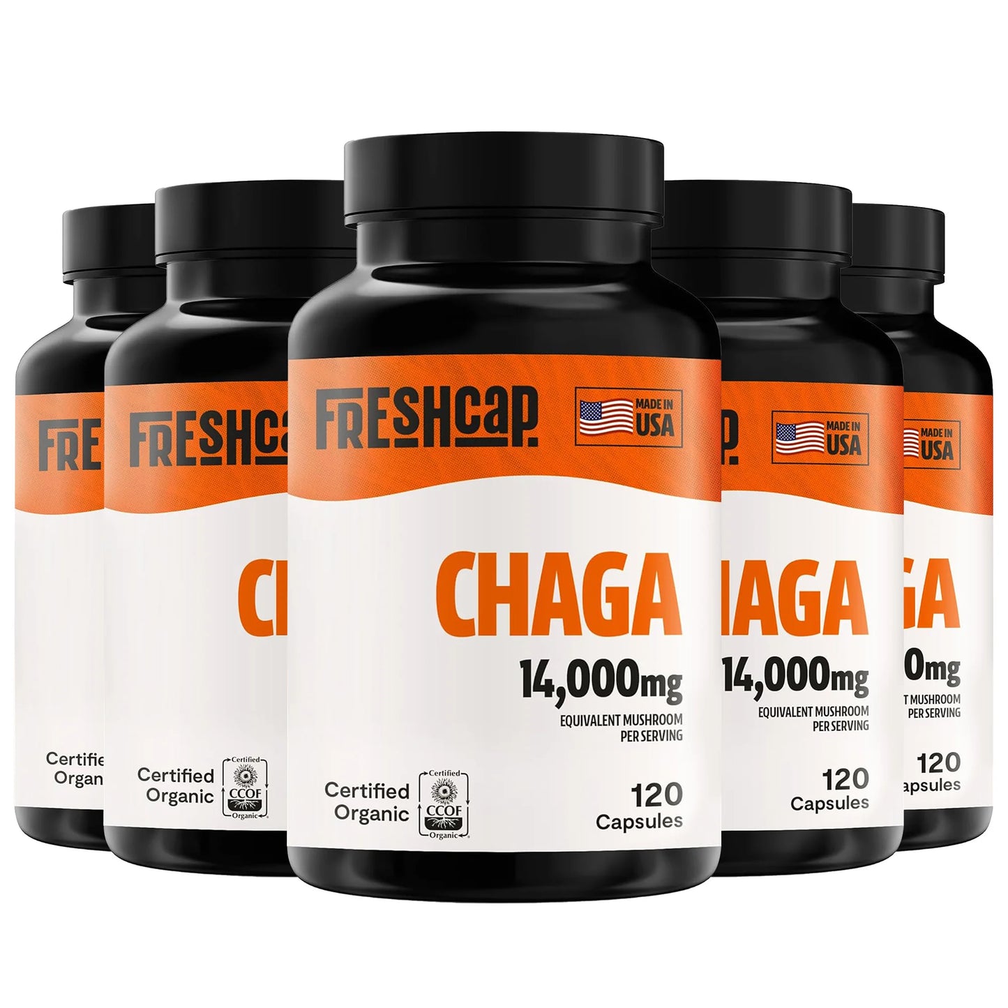 Chaga Mushroom Capsules – Antioxidant Support, Boosts Immunity, Skin Vitality & Digestive Balance