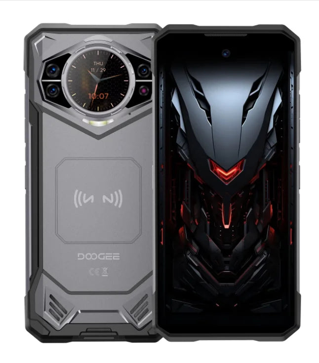 DOOGEE S200 5G Rugged Phone – 6.72" 120Hz Display, 12GB+256GB, 100MP AI Camera, 10100mAh Battery (Android 14, NFC)