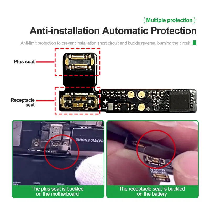RELIFE TB-05 Battery Cable Repair Instrument Setup-free and Boot-free Adapt To Various Models for IPhone IP8G-16PM Repair Tools