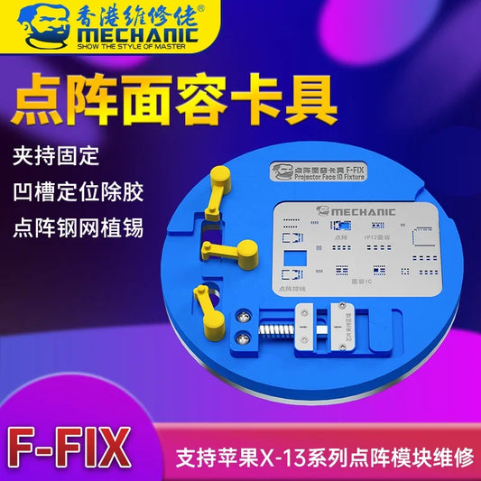 Mechanic F-FIx WYLIE K11 Phone Dot Matrix Repair Fixture for Phone X-15PM Face ID Lattice Repair BGA Reballing Stencil Platform