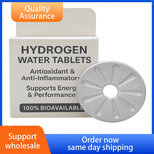 Hydrogen Water Tablets – Antioxidant & Inflammation Support with Replaceable Filter for Enhanced Hydration and Wellness
