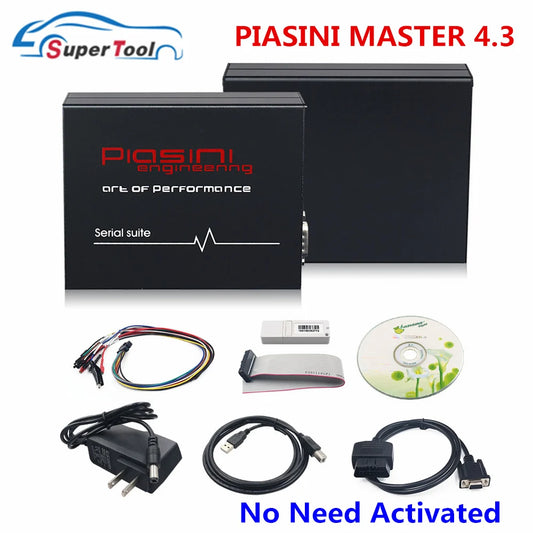PIASINI V4.3 Master ECU Programmer | Real 9241A Chip | JTAG, BDM, K-Line, L-Line, RS232, CAN-BUS