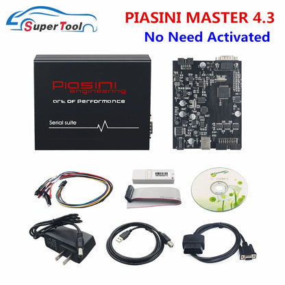 PIASINI V4.3 Master ECU Programmer | Real 9241A Chip | JTAG, BDM, K-Line, L-Line, RS232, CAN-BUS