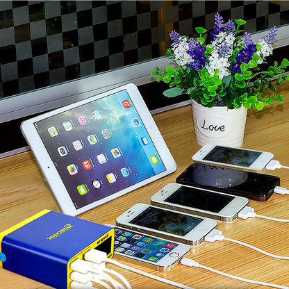 MECHANIC iCharge 6M – 6-Port Fast USB Charger with Smart Digital Display, QC 3.0 & Wireless Charging for iPhone, Xiaomi, Samsung & Tablets