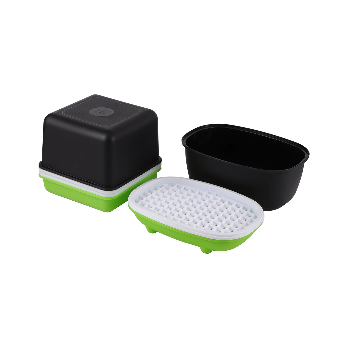 1Pc Seed Sprouts Tray Nursery Tray Hydroponic Mini Greenhouse Germination Kits for Sprout Planting Container Green Growing Tray