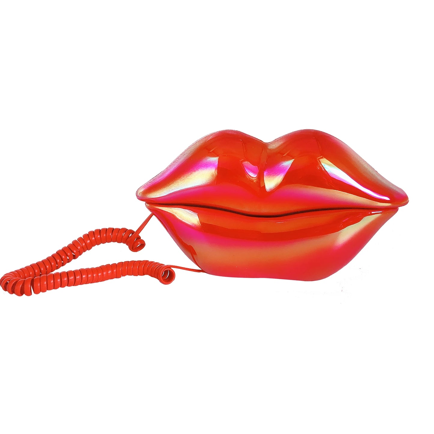Corded Landline Home Phone – Funny Novelty Lips Telephone with Real Wired Connection for Home, Office & Gift Décor