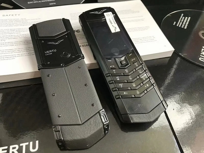 Elegant Metal Signature Handmade Mobile Phone Dual SIM Bluetooth Dialer Ebook Luxury Feature Classic Senior Phone for Elderly