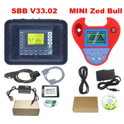 Newest SBB PRO2 V48.99 Key Programmer – No Tokens | Supports Toyota G-Chip & New Cars to 2017 | Multi-Language