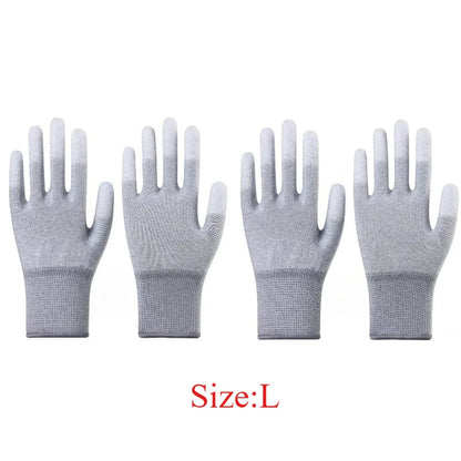 PU Coated Finger ESD Anti-Static Glove For iPhone Computer Phone Repair Tools Protection Electronic Working Glove