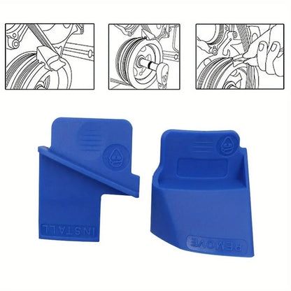2Pcs/set Stretch Belt Service Remover Installer Tool Kit Automobile Ribbed Drive Belts Remover Aux Belt Removal Installer Tool