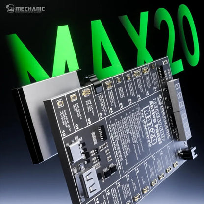 MECHANIC MAX20 Smart Battery Charger Chip – One-Click Activation & Real-Time Detection with Dual Port Type-C / USB for Android & iPhone