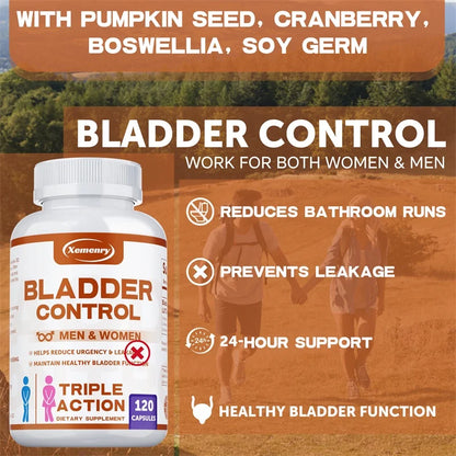 Bladder Control Supplement – Reduces Urinary Frequency & Urgency, Supports Healthy Urination
