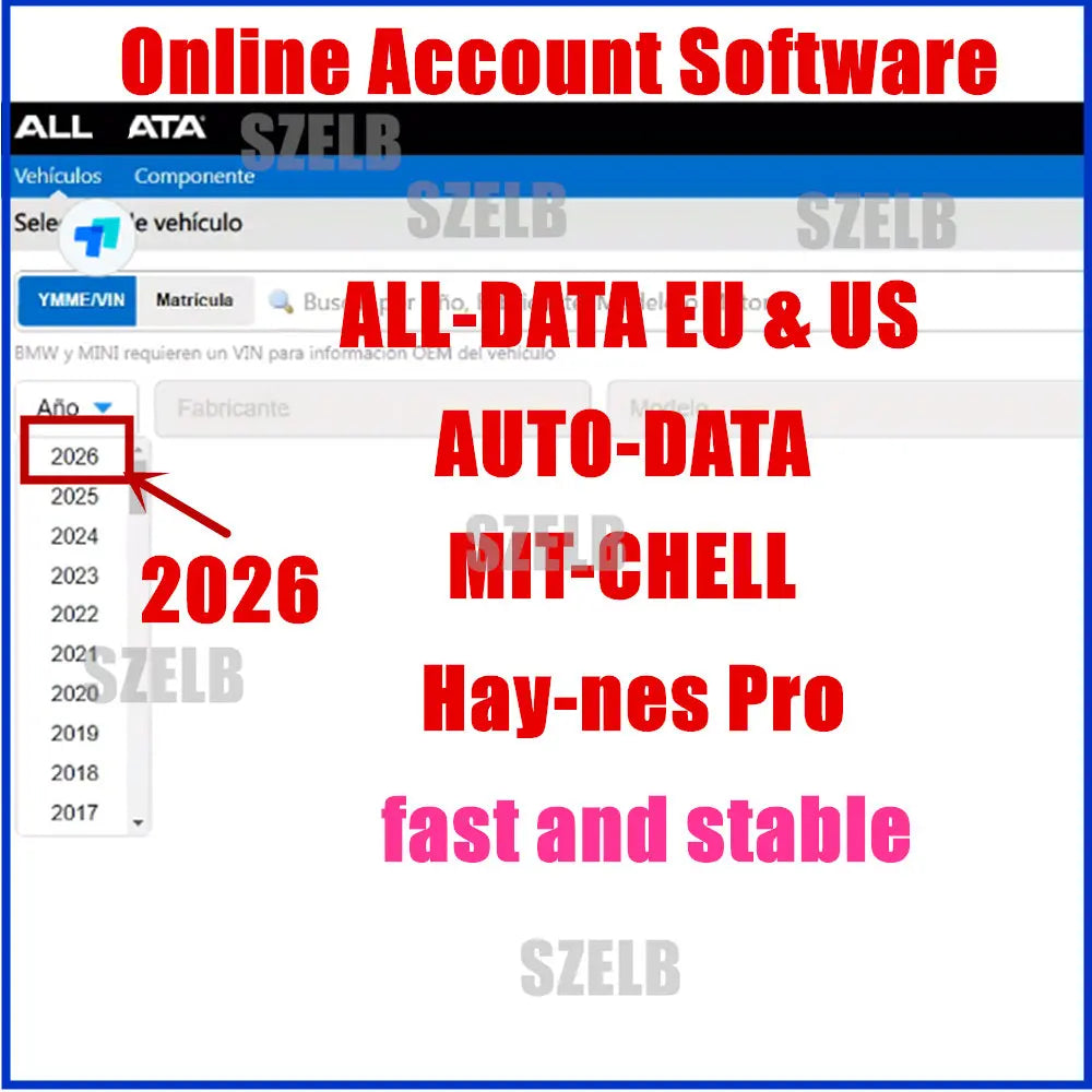 2025 Online Workshop Repair Software | AllData, AutoData, Haynes, Mitchell, Identifix (Monthly & Yearly Accounts)