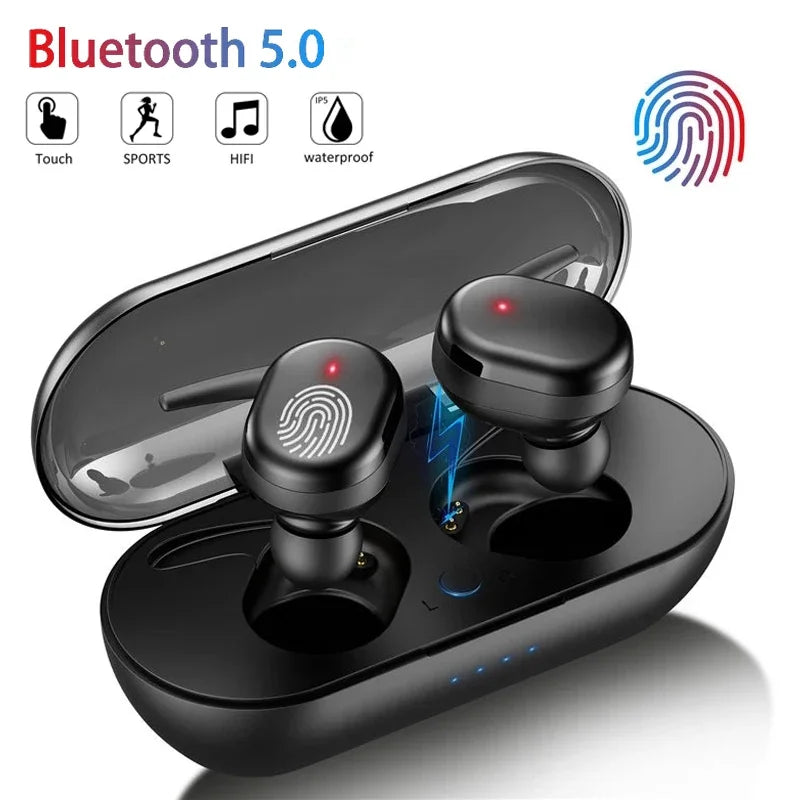 Y30 TWS Bluetooth 5.0 Wireless Stereo Earbuds | In-Ear Noise Reduction & Waterproof Headphones for Android & iOS