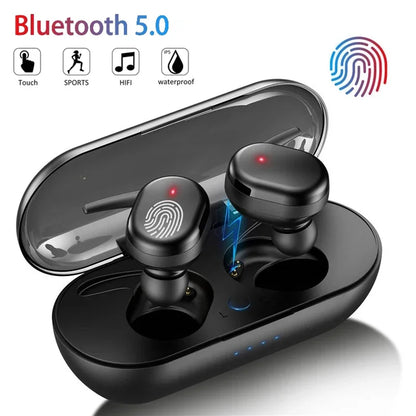 Y30 TWS Bluetooth 5.0 Wireless Stereo Earbuds | In-Ear Noise Reduction & Waterproof Headphones for Android & iOS