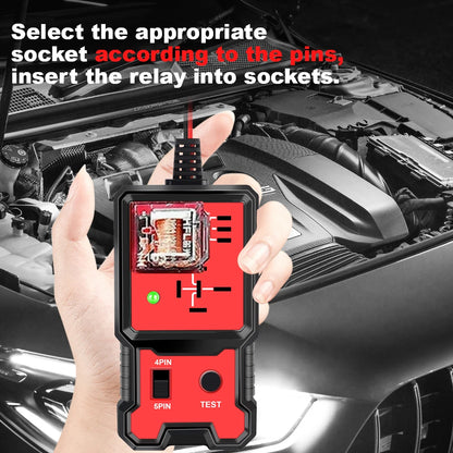 Car Relay & Voltage Tester – Universal 12V Automotive Relay Checker with LED Indicator