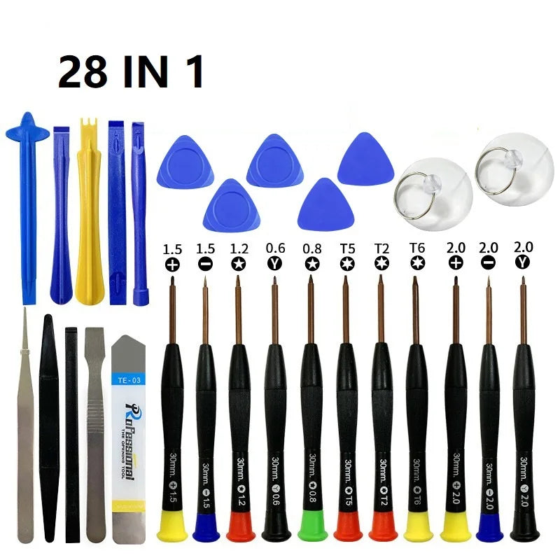 40-in-1 Mobile Phone Repair Tool Kit – Precision Screwdriver & Pry Set for iPhone, Samsung, Xiaomi, Huawei & More
