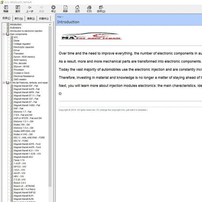 ECU Repair Software ECU Modules Repair Pinout Immo Location Including Multimeters Transistor EEprom Defects RAM PAL Decoder