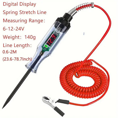 Car Truck Voltage Circuit Tester Auto 6V 24V Tools Car diagnostic Probe Test Pen Light Bulb electric measuring pen tools
