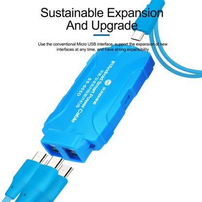 SUNSHINE SS-905D V10.0 New Phone Smart Power Cable For iPhone 6S-16 Pro Max Samsung Huawei DC Power Supply Current Testing Cable