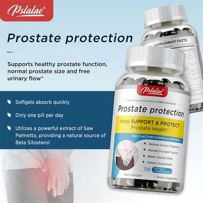 Prostate Protection Supplement – Supports Prostate, Urinary & Bladder Health, Reduces Discomfort & Frequent Urination