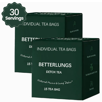 ✨ BetterLungs Mullein Detox Tea – 15 Herbal Bags (Caffeine Free)