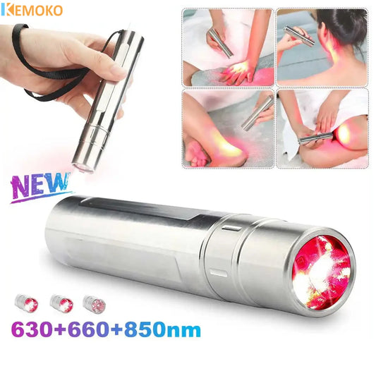 Cold Laser Therapy Device – 5 Wavelength Near Infrared 940nm, Relieves Pain, Reduces Inflammation & Supports Skin Health