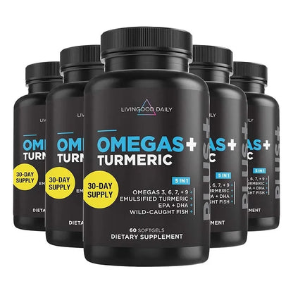 ✨ Omega 3 6 9 Supplement Plus – Brain, Heart & Joint Support