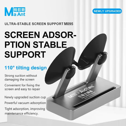 MaAnt Aidt Giant Stability Support Screen Side-mounted Clamping Fixture With Strong Fixed Suction Cup For iPhone Repair Tools