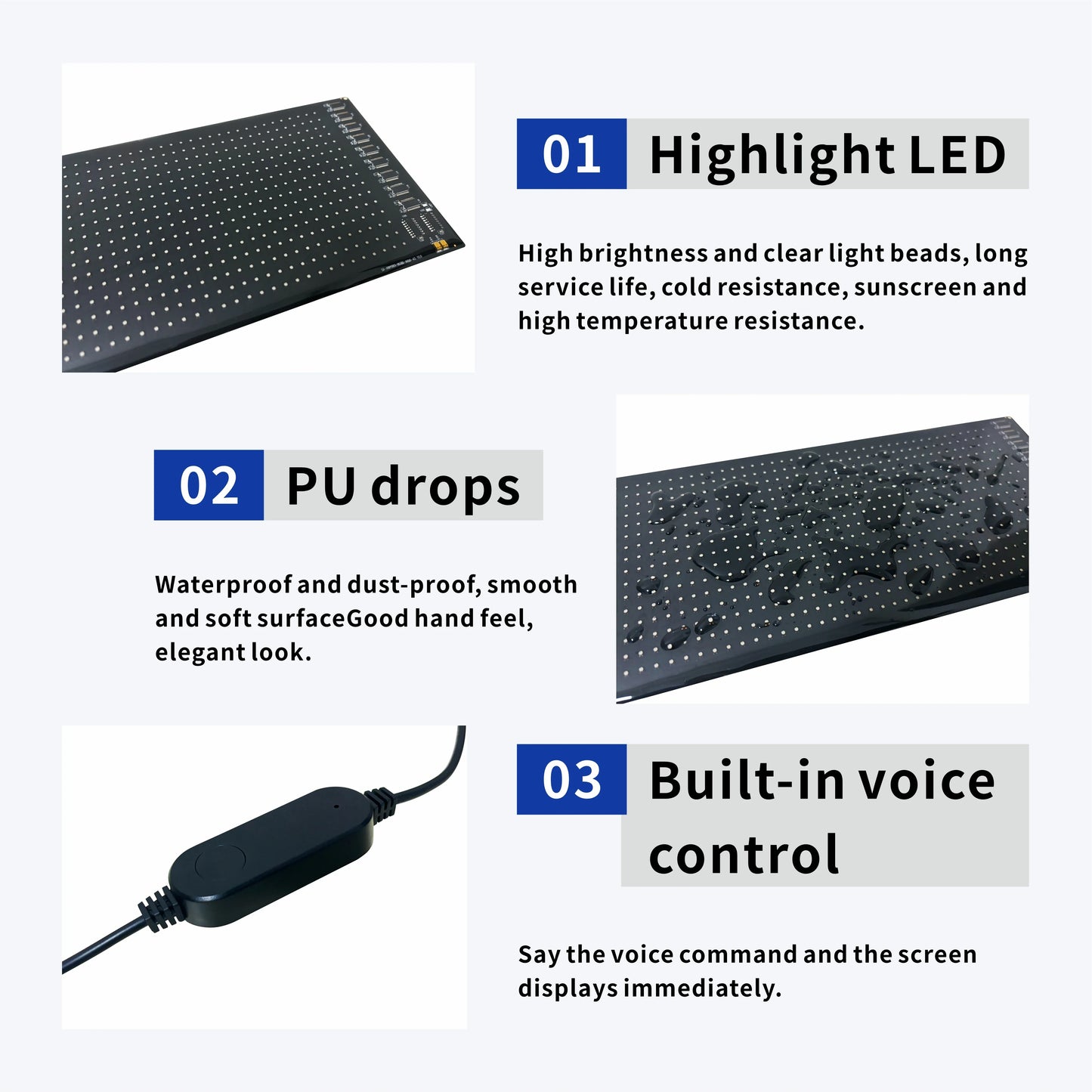 AI Voice LED Matrix Pixel Panel Light | Programmable Car Devil Eyes, Remote & APP Control, USB DIY Display