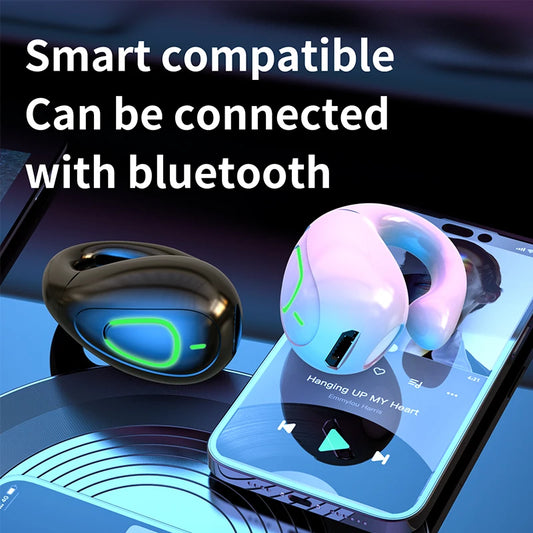 S20 wireless ear clip Bluetooth earphones are not in the ear and comfortable to wear. They are open high pitched headphones