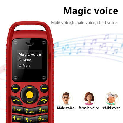 SERVO B25 Mini Feature Phone – Dual SIM, Magic Voice, Bluetooth Sync, 2G Network, Multilingual (Ultra Compact 24g)