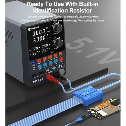 SUNSHINE SS-905H SE Android Series Power Cable Battery-free fast Power-up for Android Series Such as MI/HW/OP/HTC/SAM/HONO