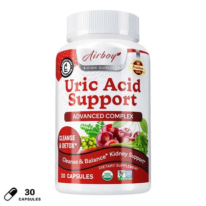Uric Acid Support - Daily Kidney Cleanse Uric Acid Support - Joint Supplement & Detox for Men & Women