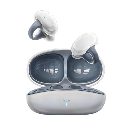 2025 Clip-On Open-Ear Bluetooth Earphones – 3D Sound OWS Sport Wireless Headset for Running, Gym & Everyday Use