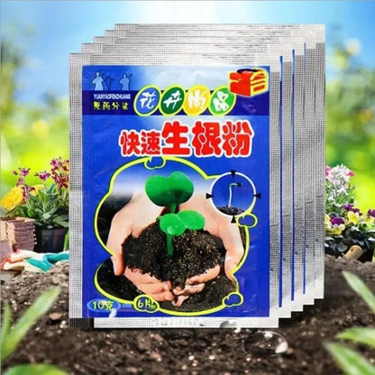 5pcs Fast Rooting Powder Plant Rapid Rooting Agent Hormone Growing Root Seedling Germination For Most Plants Garden Supplies