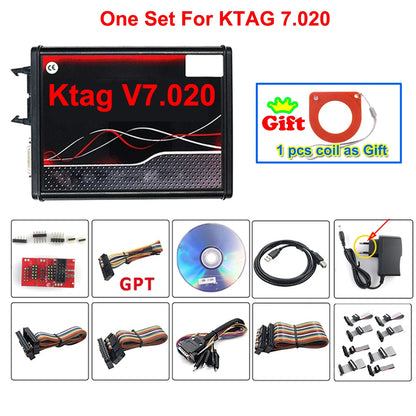 EU Version ECU Programming & Tuning Tool – Kess V2 V5.017 / KTAG V7.020 Red PCB | Car & Truck Master BDM Software