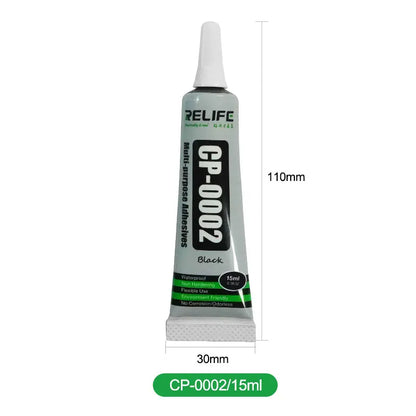 15/50ml CP-0001 Transparent Adhesive Clear Glue CP0002 Black Glue for Mobile Phone Middle Frame LCD Screen Glass Repair Glue