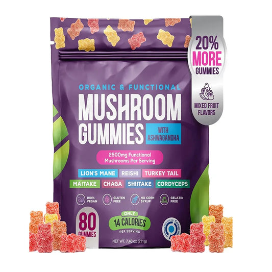 Mushroom Gummies – Boost Immunity, Support Digestion & Regulate Blood Pressure