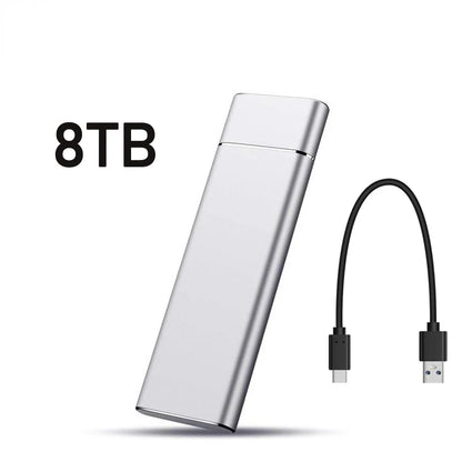 External 2TB /8TB/16TB/20TB / 30TB SSD – High-Speed Portable Solid State Drive with Type-C & USB 3.1 Interface for PC, Laptop & Mac