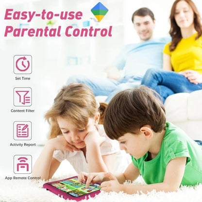 🎨 J11 Android 13 Kids Tablet – 10.1" IPS Screen | 4GB RAM + 64GB ROM | Octa-Core | Dual Camera | WiFi | Silicone Protective Case