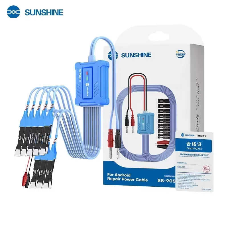 SUNSHINE SS-905H SE Android Series Power Cable Battery-free fast Power-up for Android Series Such as MI/HW/OP/HTC/SAM/HONO